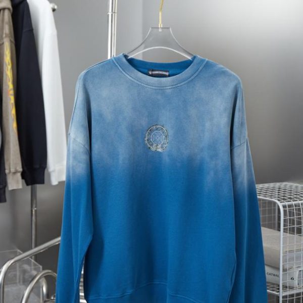 designer,replica,clothing,fake,1:1,lv,luxury,high quality Chrome Hearte Cross Crew Neck Sweatshirt