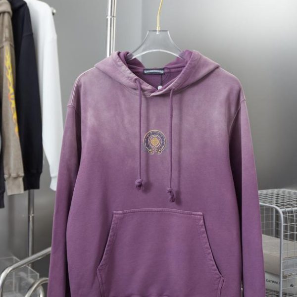designer,replica,clothing,fake,1:1,lv,luxury,high quality Chrome Hearte Cross Hooded Sweatshirt
