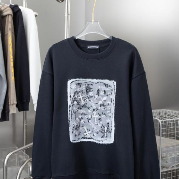 designer,replica,clothing,fake,1:1,lv,luxury,high quality Chrome Hearte crew neck sweatshirt