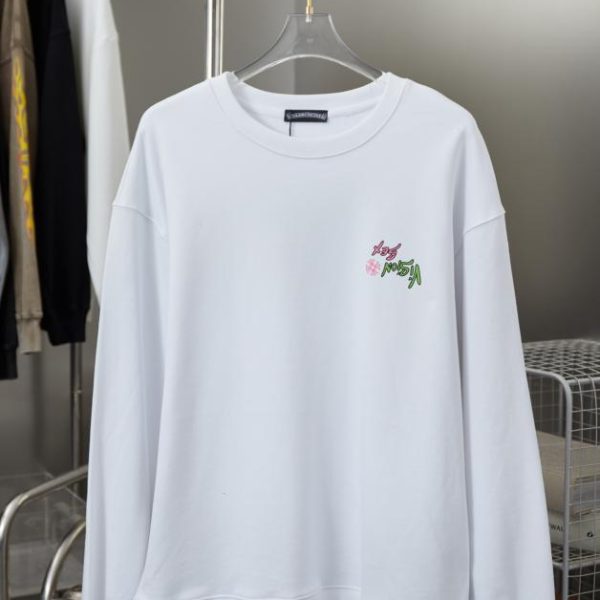 designer,replica,clothing,fake,1:1,lv,luxury,high quality Chrome Hearte Cross Crew Neck Sweatshirt