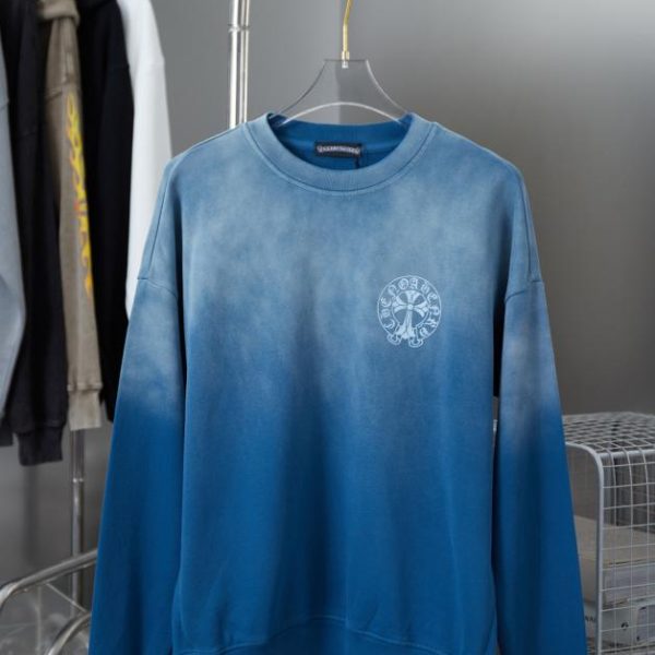 designer,replica,clothing,fake,1:1,lv,luxury,high quality Chrome Hearte Cross Crew Neck Sweatshirt