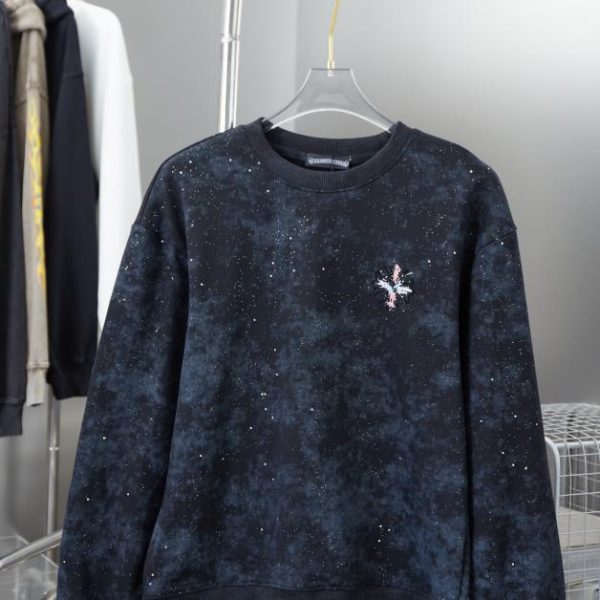 designer,replica,clothing,fake,1:1,lv,luxury,high quality Chrome Hearte Cross Crew Neck Sweatshirt