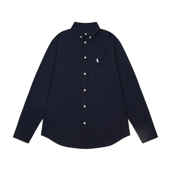 designer,replica,clothing,fake,1:1,lv,luxury,high quality Ralph Lauren small label war horse cotton and linen casual shirt