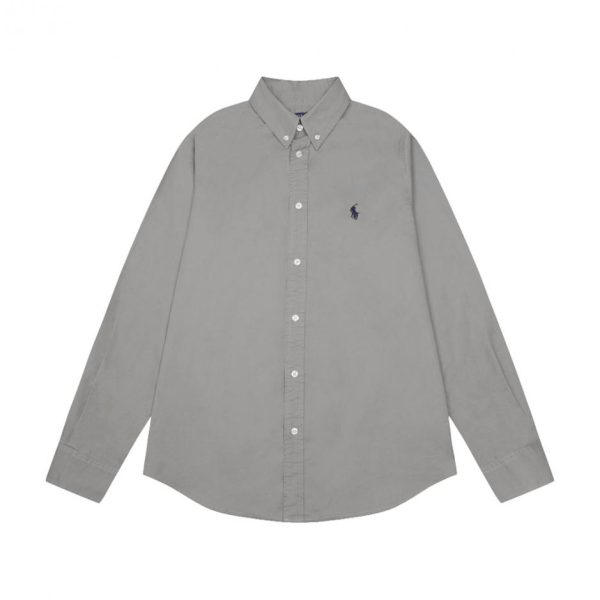 designer,replica,clothing,fake,1:1,lv,luxury,high quality Ralph Lauren small label war horse cotton and linen casual shirt