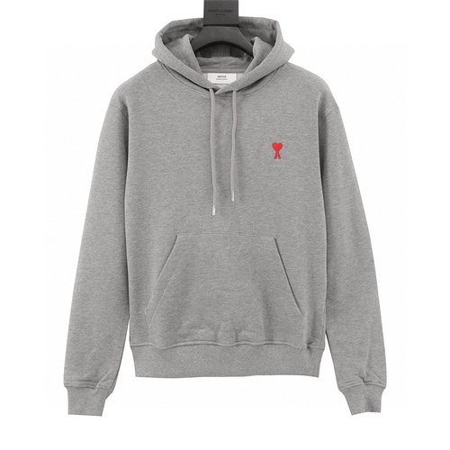 designer,replica,clothing,fake,1:1,lv,luxury,high quality Ami little love embroidered hooded sweatshirt (576F)