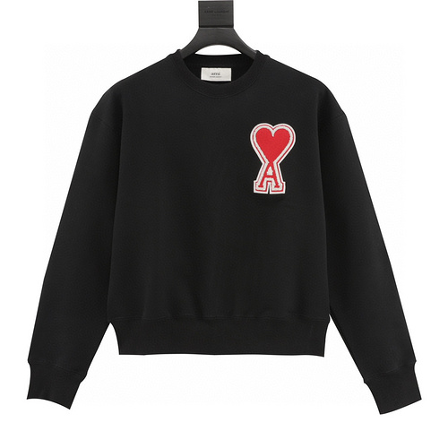 designer,replica,clothing,fake,1:1,lv,luxury,high quality Ami love embroidered round neck sweatshirt (C697)