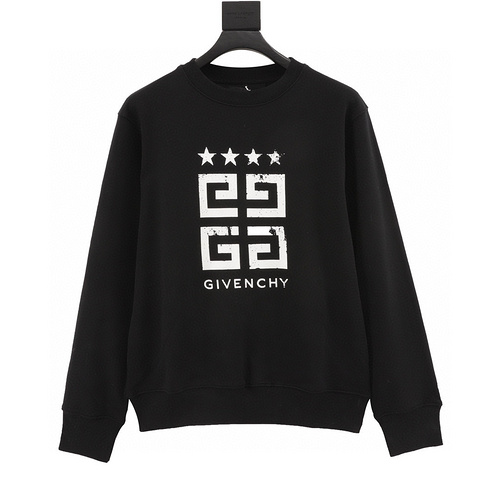 designer,replica,clothing,fake,1:1,lv,luxury,high quality Givenchy retro distressed 4G printed sweatshirt (7398)