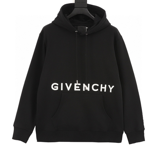 designer,replica,clothing,fake,1:1,lv,luxury,high quality Givenchy classic front and rear three-dimensional embroidered hooded sweatshirt (D9D6)