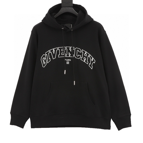 designer,replica,clothing,fake,1:1,lv,luxury,high quality Givenchy classic English embroidered hooded sweatshirt (0A0C)
