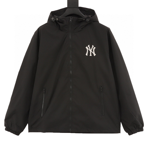 designer,replica,clothing,fake,1:1,lv,luxury,high quality MLB embroidered hooded jacket (DB43)