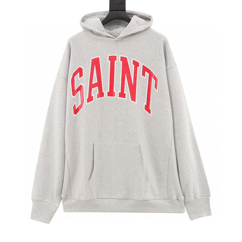 designer,replica,clothing,fake,1:1,lv,luxury,high quality SAINT MICHAEL SAINT red letter print hooded sweatshirt (D3E2)
