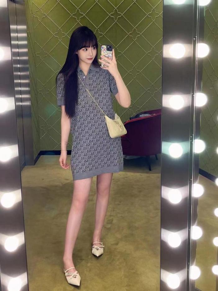 designer,replica,clothing,fake,1:1,lv,luxury,high quality Gucci short-sleeved knitted dress designer,replica,clothing,fake,1:1,lv,luxury,high quality Gucci short-sleeved knitted dress