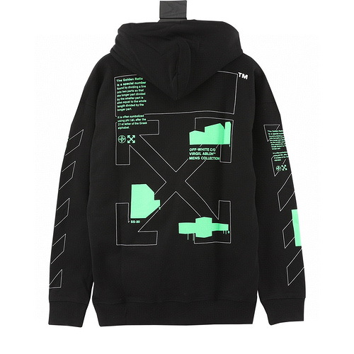 designer,replica,clothing,fake,1:1,lv,luxury,high quality OFF-WHITE golden ratio hooded sweatshirt (076B)