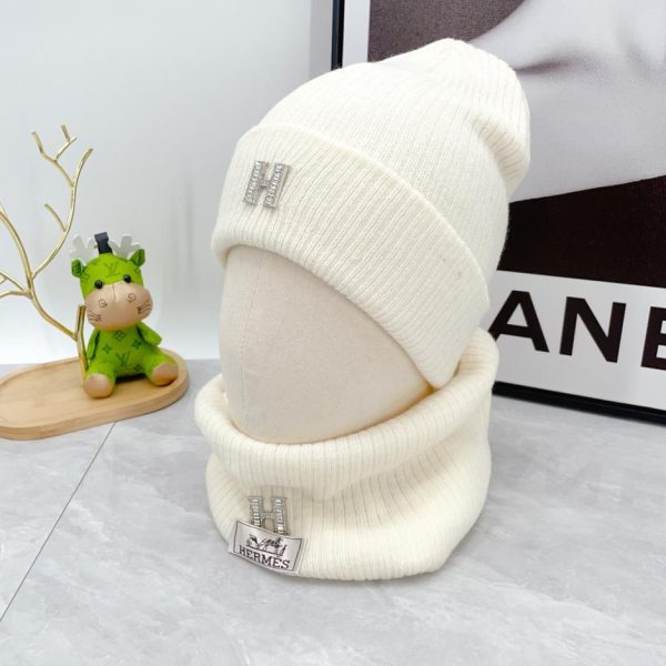 designer,replica,clothing,fake,1:1,lv,luxury,high quality Hermes scarf, hat and gloves three-piece set