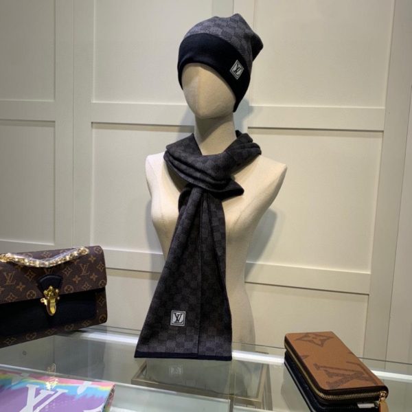designer,replica,clothing,fake,1:1,lv,luxury,high quality Louis Vuitton new wool cashmere suit series hats and scarves for men and women