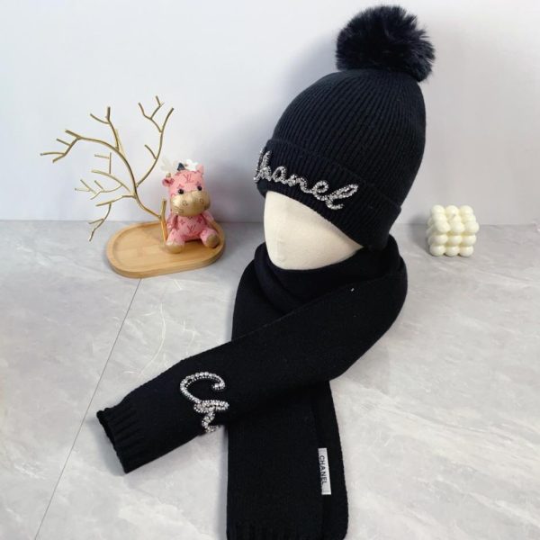designer,replica,clothing,fake,1:1,lv,luxury,high quality Chanel wool two-piece hat