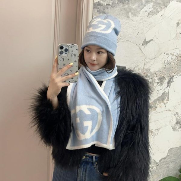 designer,replica,clothing,fake,1:1,lv,luxury,high quality GUCCI new wool cashmere suit series hats and scarves for men and women