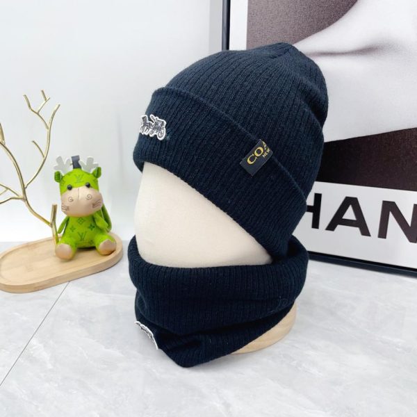 designer,replica,clothing,fake,1:1,lv,luxury,high quality Coach scarf, hat and gloves three-piece set