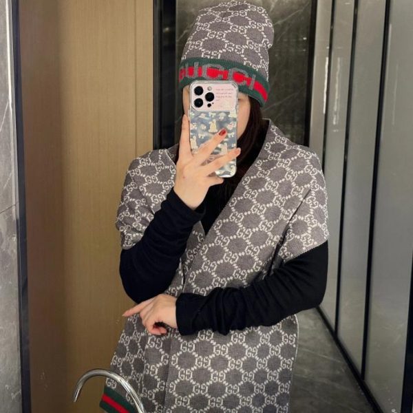 designer,replica,clothing,fake,1:1,lv,luxury,high quality GUCCI classic suit hat! hat scarf