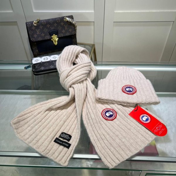 designer,replica,clothing,fake,1:1,lv,luxury,high quality CANADA GOOSE Canada Goose official website latest wool knitted hat scarf