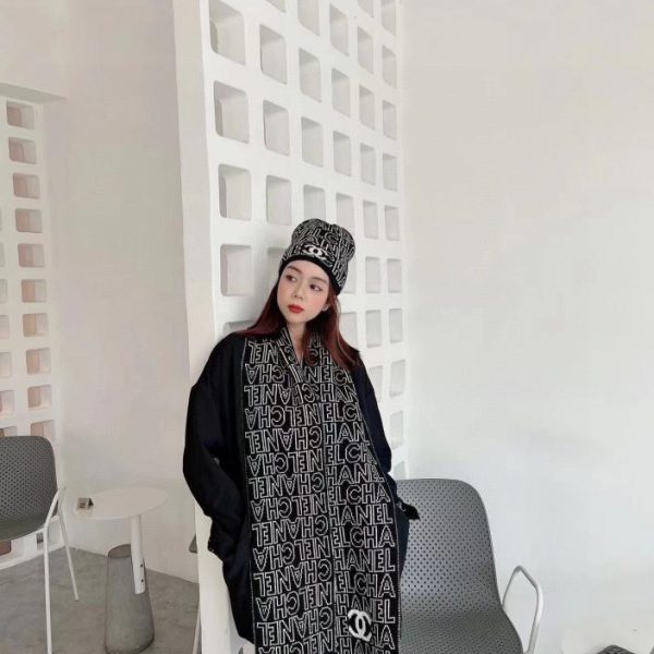 designer,replica,clothing,fake,1:1,lv,luxury,high quality Chanel new hat and scarf set