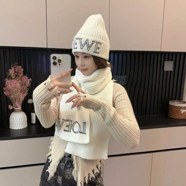 designer,replica,clothing,fake,1:1,lv,luxury,high quality Loewe new classic suit hat scarf