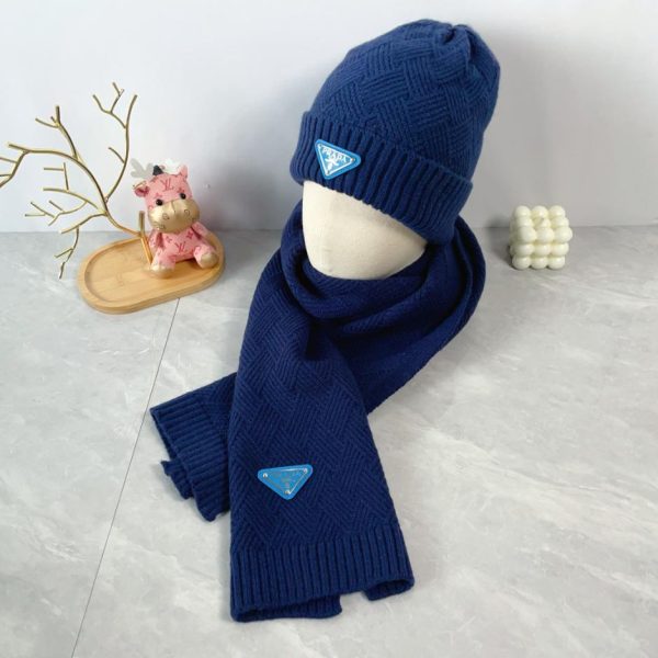 designer,replica,clothing,fake,1:1,lv,luxury,high quality Prada wool two-piece hat