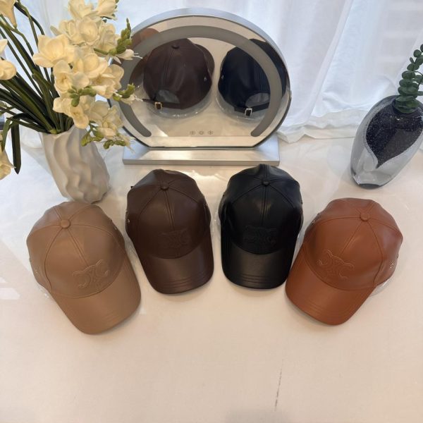 designer,replica,clothing,fake,1:1,lv,luxury,high quality CHANEL new autumn and winter leather baseball cap