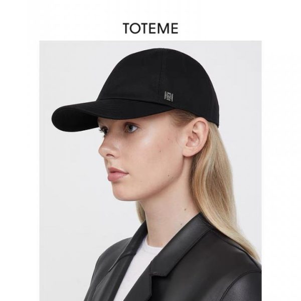 designer,replica,clothing,fake,1:1,lv,luxury,high quality TOTEME women’s cotton baseball cap peaked cap