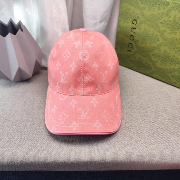 designer,replica,clothing,fake,1:1,lv,luxury,high quality Louis Vuitton floral baseball cap
