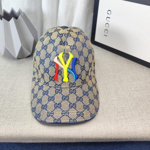 designer,replica,clothing,fake,1:1,lv,luxury,high quality GUCCI joint NY-floral baseball cap