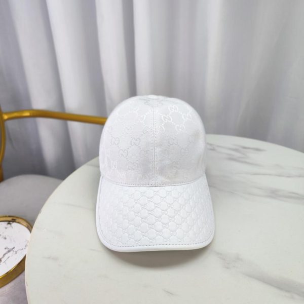 designer,replica,clothing,fake,1:1,lv,luxury,high quality Gucci new fashion baseball cap brim leather embossed 2024