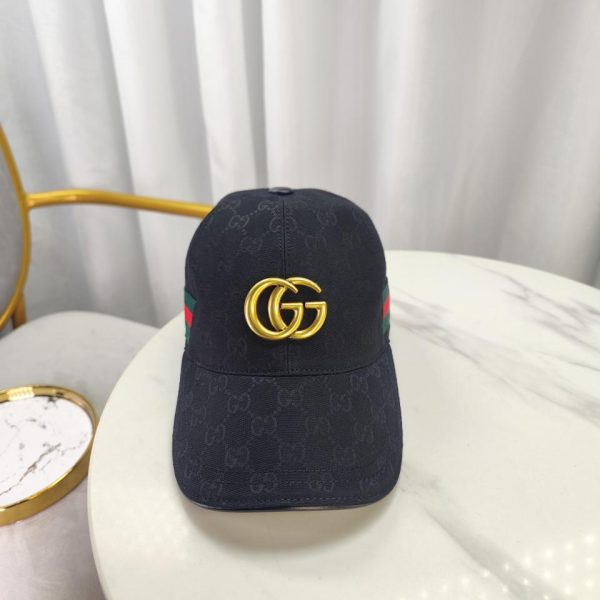 designer,replica,clothing,fake,1:1,lv,luxury,high quality GUCCI big hardware baseball cap