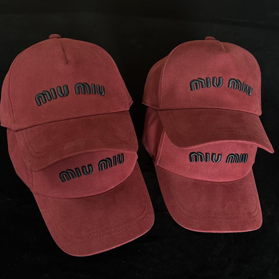 designer,replica,clothing,fake,1:1,lv,luxury,high quality MiuMiu new color maroon letter embroidered baseball cap designer,replica,clothing,fake,1:1,lv,luxury,high quality MiuMiu new color maroon letter embroidered baseball cap