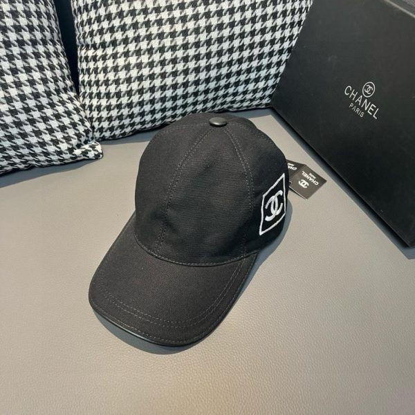 designer,replica,clothing,fake,1:1,lv,luxury,high quality Chanel baseball cap with double C embroidery