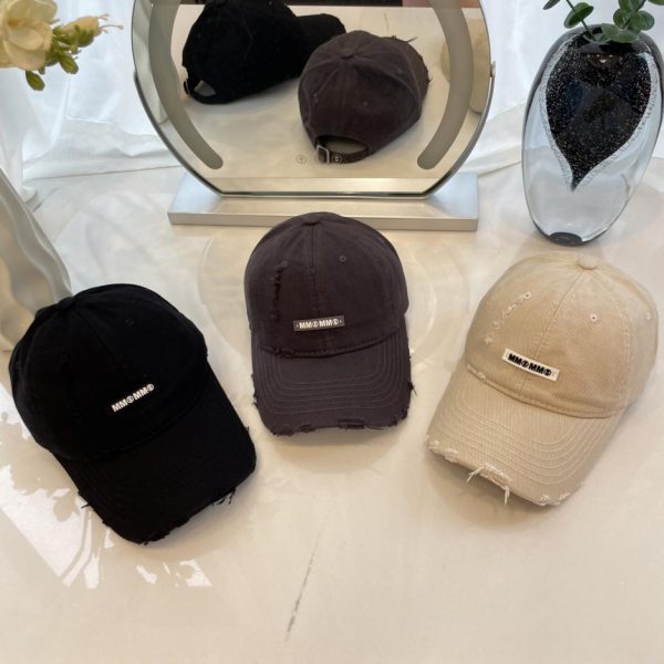 designer,replica,clothing,fake,1:1,lv,luxury,high quality Margiela Margiela mm6 early autumn new baseball cap