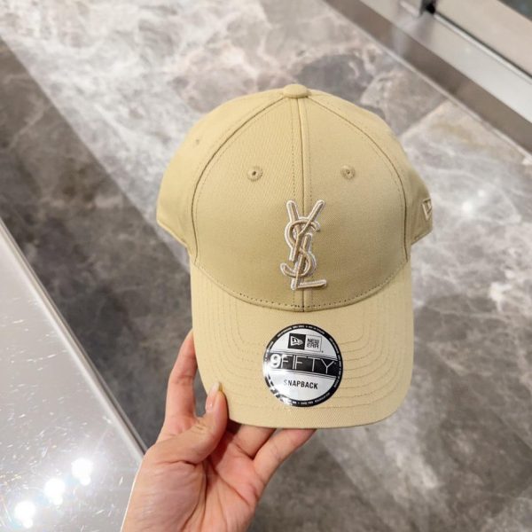 designer,replica,clothing,fake,1:1,lv,luxury,high quality YSL letter embroidered baseball cap
