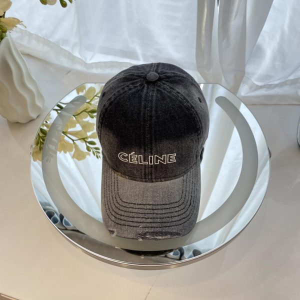 designer,replica,clothing,fake,1:1,lv,luxury,high quality CELINE new denim baseball cap