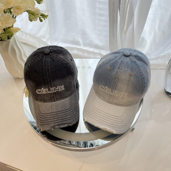 designer,replica,clothing,fake,1:1,lv,luxury,high quality CELINE new denim baseball cap