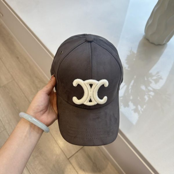 designer,replica,clothing,fake,1:1,lv,luxury,high quality Celine new suede autumn and winter baseball cap