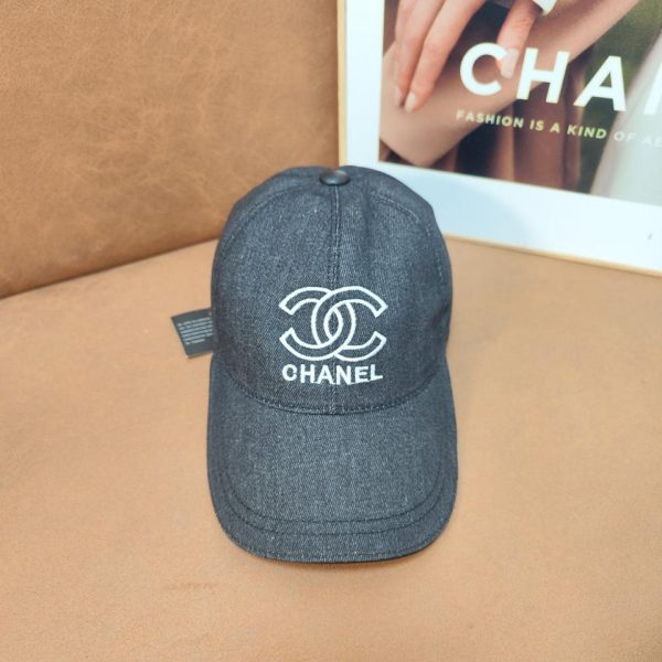 designer,replica,clothing,fake,1:1,lv,luxury,high quality Chanel denim embroidered baseball cap