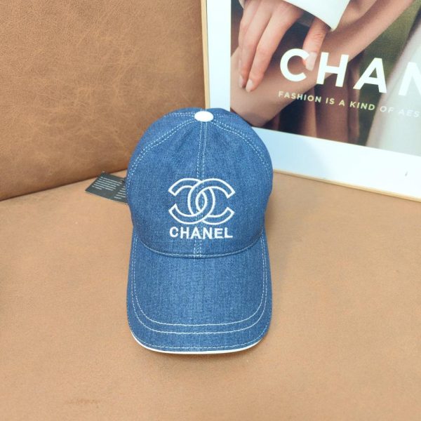 designer,replica,clothing,fake,1:1,lv,luxury,high quality Chanel denim embroidered baseball cap