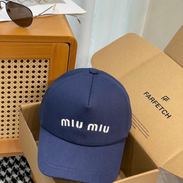 designer,replica,clothing,fake,1:1,lv,luxury,high quality MiuMiu canvas baseball cap