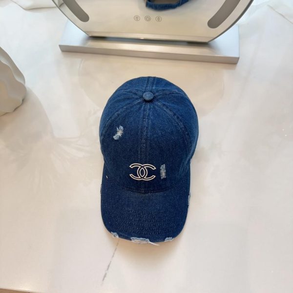 designer,replica,clothing,fake,1:1,lv,luxury,high quality Chanel new denim baseball cap