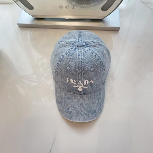 designer,replica,clothing,fake,1:1,lv,luxury,high quality Prada new denim baseball cap