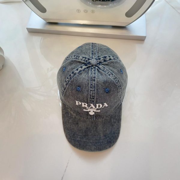 designer,replica,clothing,fake,1:1,lv,luxury,high quality Prada new denim baseball cap