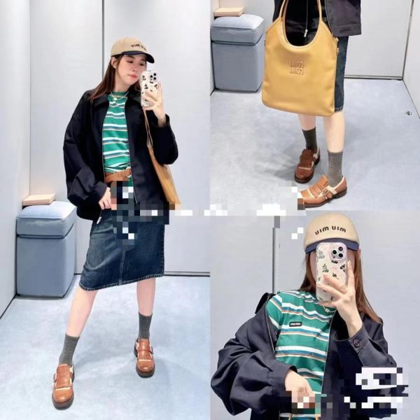 designer,replica,clothing,fake,1:1,lv,luxury,high quality MiuMiu new color block baseball cap
