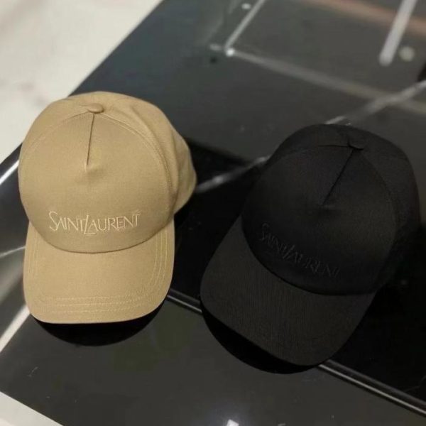 designer,replica,clothing,fake,1:1,lv,luxury,high quality SAINT LAURENT new baseball cap khaki black