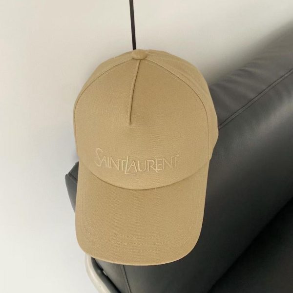 designer,replica,clothing,fake,1:1,lv,luxury,high quality SAINT LAURENT new baseball cap khaki black