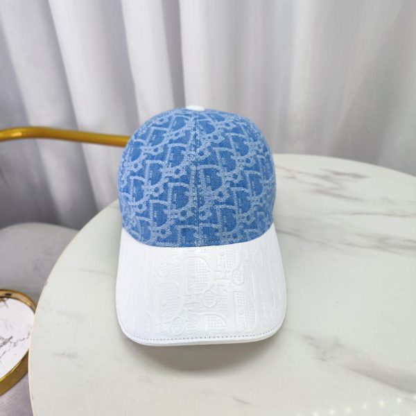 designer,replica,clothing,fake,1:1,lv,luxury,high quality DIOR denim and leather baseball cap